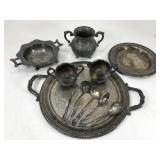 Vintage silverplate set