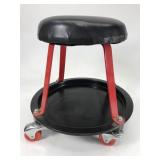 Rolling shop stool