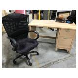 Desk w/ chair and office accessories