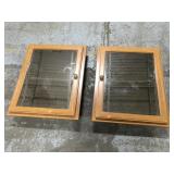 Pair of matching medicine cabinets