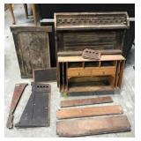 Antique secretary cabinet salvage