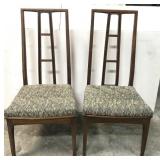 Pair of MCM dining chairs
