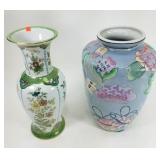 Lot of 2 ceramic vases