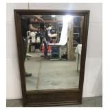 Vintage wood mirror