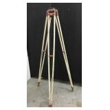 Vintage metal surveyors tripod