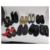 Lot of 9 pairs of shoes