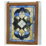Framed stained glass