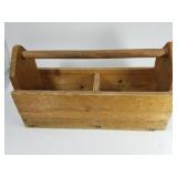 Vintage wooden tool box