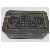 Vintage Seet Burley metal tobacco box