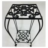 Cast iron plant stand