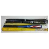 Assorted baseball bats