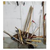 Lot of gardening tools