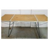Portable folding camping table
