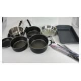 Kitchen tools, pots and pans