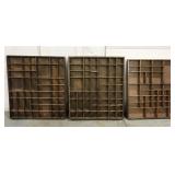 Lots of 3 primitive shadow boxes