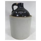 Stoneware whiskey jug