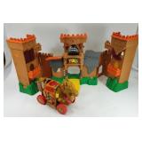 Imaginex castle and dragon car