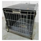 Metal animal crate