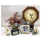 Home Decor lot with clocks
