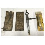 Vintage small machinist tools