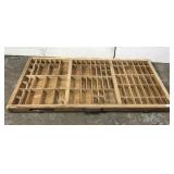 Large wooden printer