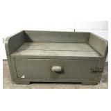 Vintage gray storage box
