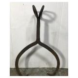 Large cast iron ice tongs