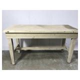 Antique piano bench