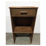 Small pine wood telephone table