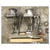 Meat grinders w/ accessories