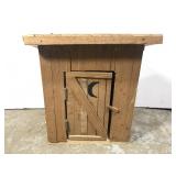 Miniature outhouse model