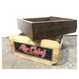 Air Chief crate and wooden drawer