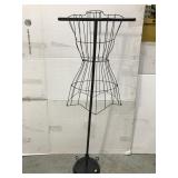 Metal dress form