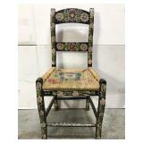 Scandinavian hand painted chair
