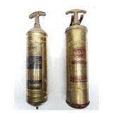 Set of vintage fire extinguishers
