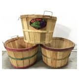 Trio of Apple baskets
