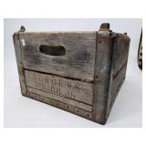 Vintage Bordens milk crate