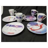 Coca cola dish set