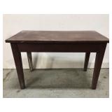 Rustic piano bench