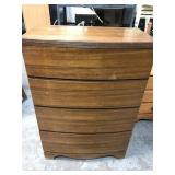 Vintage Huntley curved front dresser