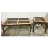 Matching Coffee table and end table