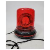 Red rotating light