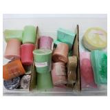 Lot of soaps and candles