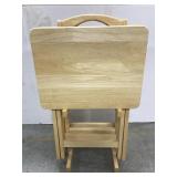 Blond Wood TV dinner trays