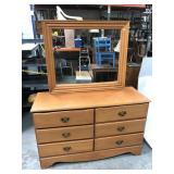 Vintage dresser with mirror