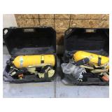 Pair of Scott Air-Pak 2216 firefighter air tanks