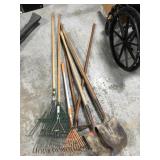 Lot of yard tools
