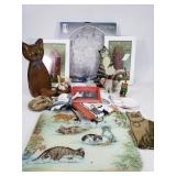 Lot of cat decor
