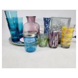 Drinking glass lot with light box