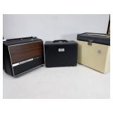 Trio of projectors